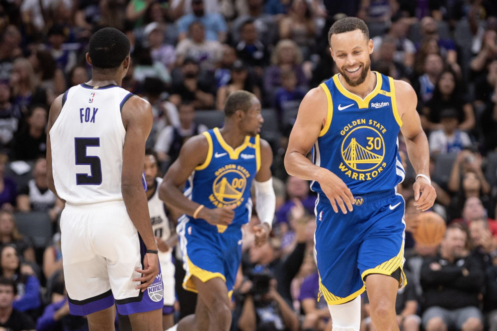 关于勇士NBA战胜亚特兰大老鹰库里外线三连击的信息