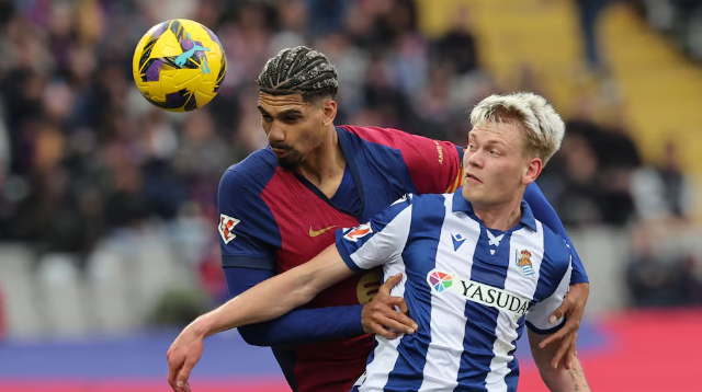 hth_巴塞罗那西甲击败皇家社会莱万凌空抽射